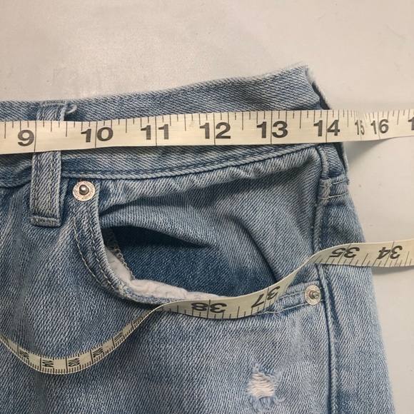 Free People We The Free Blossom Rigid Jeans Exposed Button Fly 26 - Picture 6 of 10